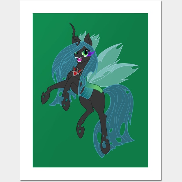 Queen Chrysalis Alicorn Amulet Wall Art by dino